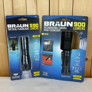 Braun Flashlights - (See Description For Details)
